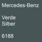 Preview: Mercedes-Benz, Verde Silber, 6188.